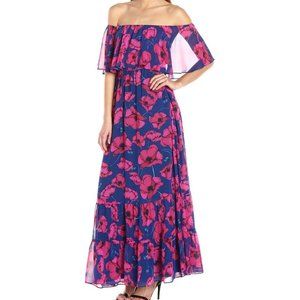 Donna Morgan Off the Shoulder Maxi Dress